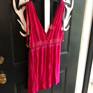 Victoria’s Secret fuschia knit cover up